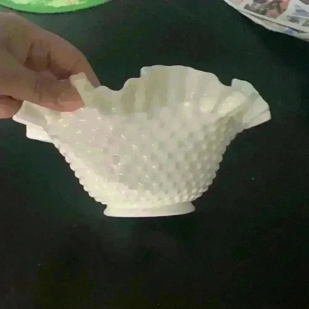 Fenton Milk Glass Bowl - Picture 2 of 3